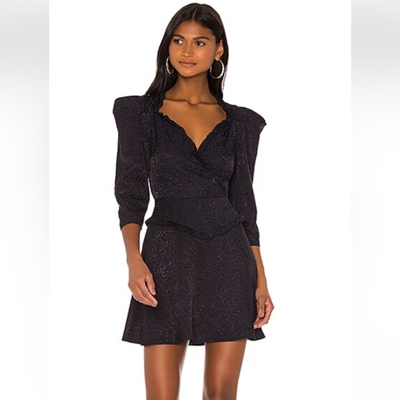 LPA Arabella Dress In Navy Mini Sz M | Revolve - Picture 1 of 6